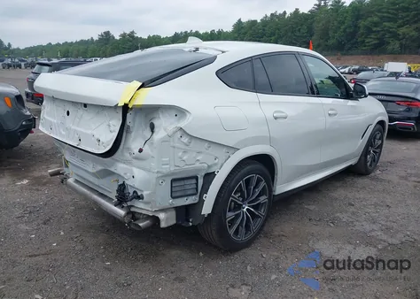2022 BMW X6 xDrive40I from USA, damaged, VIN 5UXCY6C00N9K75129